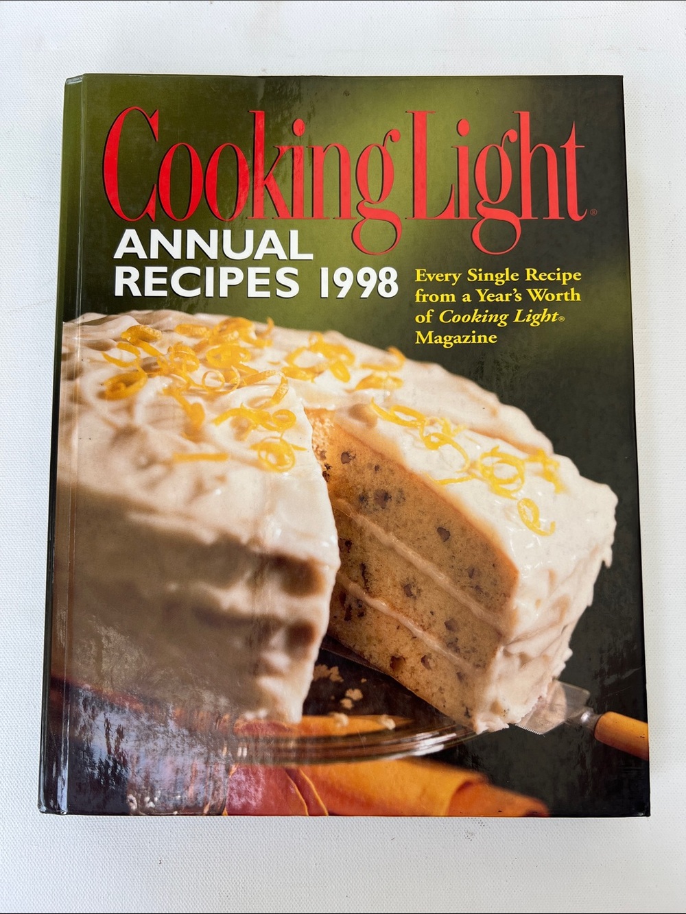 Cooking light Annual Recipes 1998 Cookbook - White